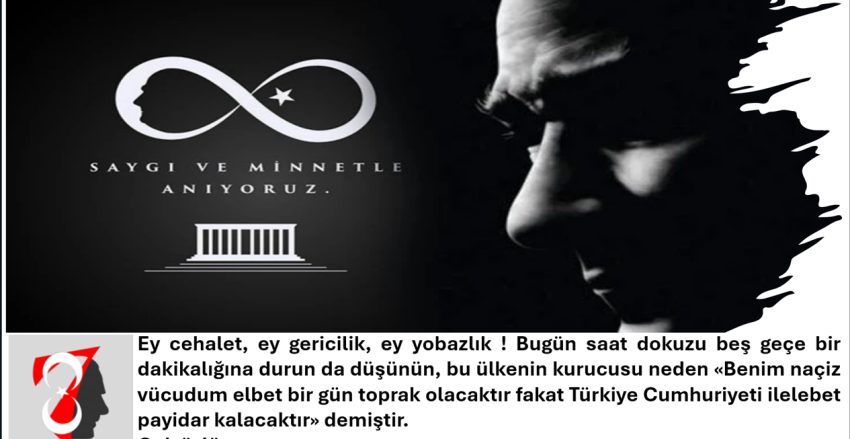 Aramızdan ayrılışının 87'nci yılında özlem ve rahmetle anıyoruz.